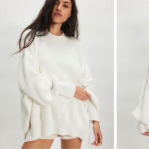 Free People Easy Street Tunic in Painted White